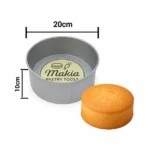 Round Galvanized Cake Mould 20cm ,10cm Height