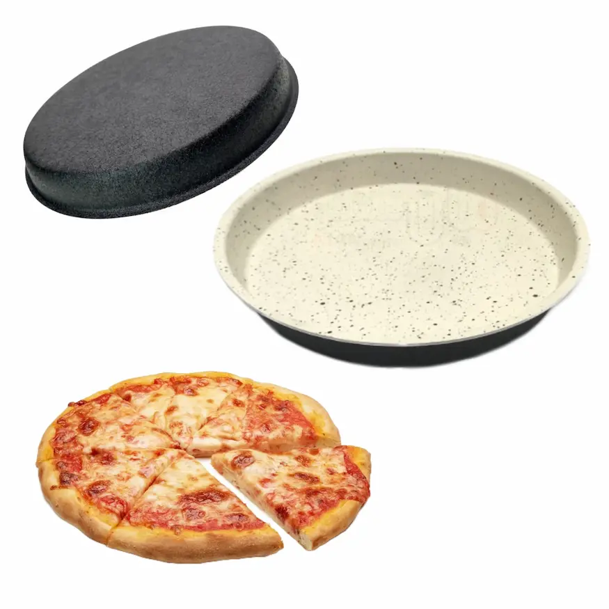 InShot_20250902_213002722 Granite Pizza Pan 32cm - Image 1