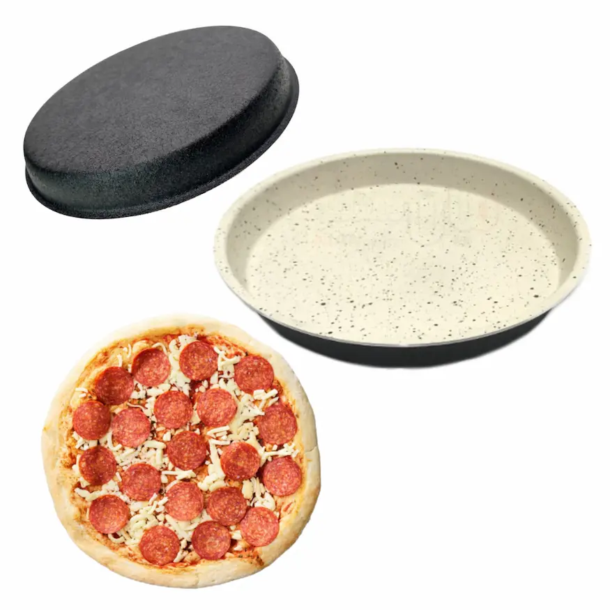 InShot_20250902_213105171 Granite Pizza Pan 21cm - Image 1