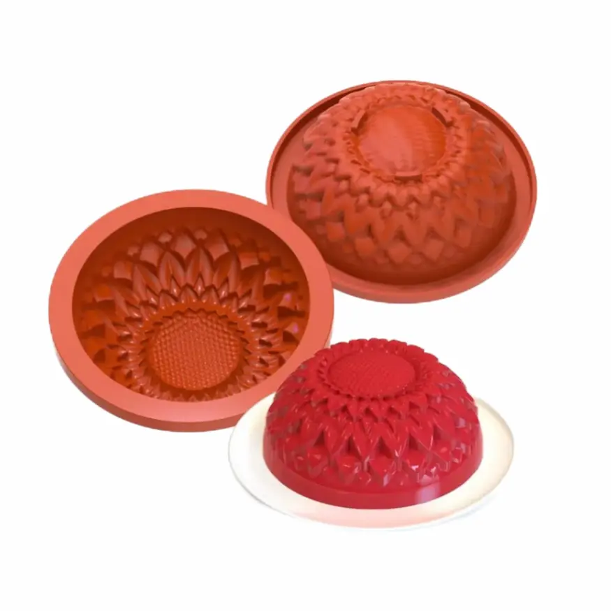 InShot_20250905_132806288 Chrysanthemum Silicone Dessert Mould 12cm - Image 1