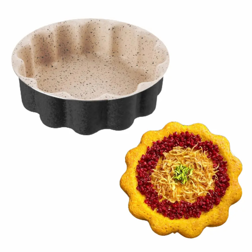 InShot_20250926_145807008 Granite Charlotte Round Cake Mould - Image 1