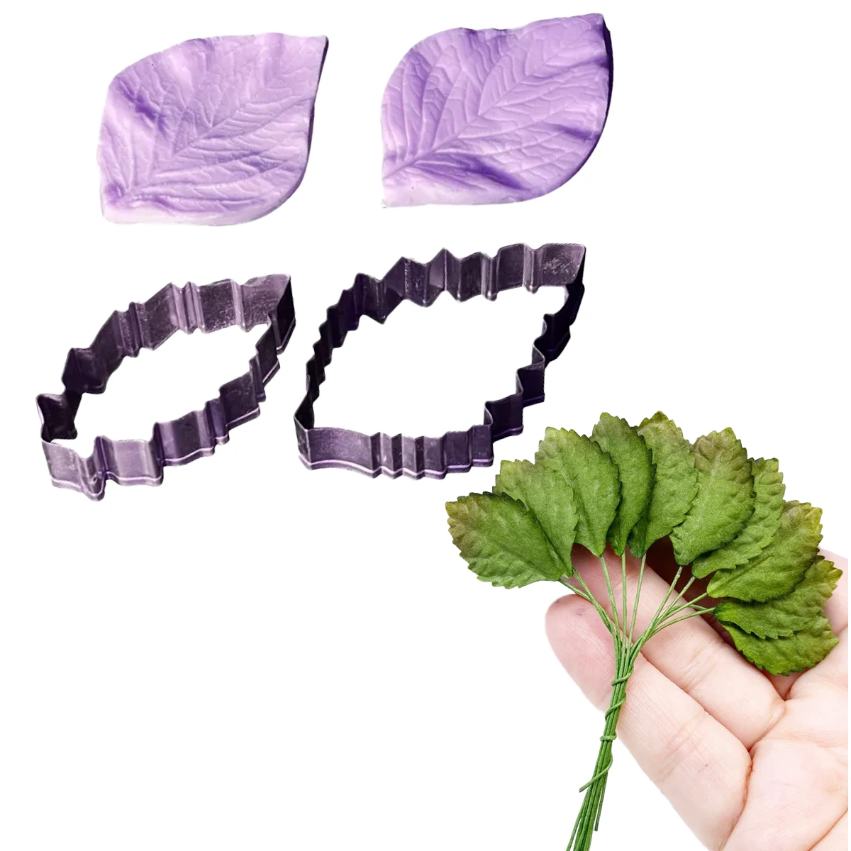 FVC09 Dahlia Leaf Cutter and Veiner Set - Image 1