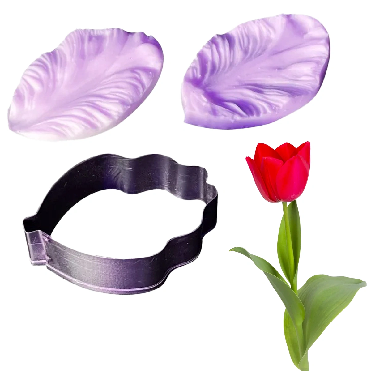 FVC20-1 Tulip Single Cutter and Veiner Set - Image 1