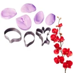 Orchid Flower Cutter and Veiner Set