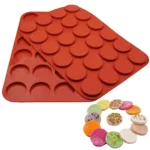 Flaky Cylindrical Dessert Silicone Mould