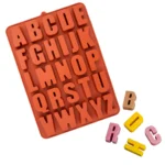 Medium Latin Letters Silicone Mould