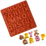 Uppercase Latin Letters Silicone Mould