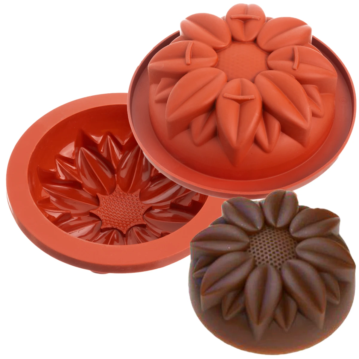 MSF12 Sunflower Silicone Dessert Mould 16cm - Image 1