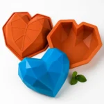 Medium Origami Heart Silicone Mould 16cm