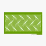 Vertical Wave Pattern Stencil Mesh
