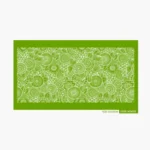 Leaf, Flower and Toranj Pattern Stencil Mesh