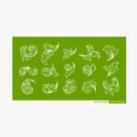 Fifteen Leaf Pattern Stencil Mesh