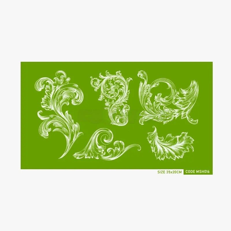 MSH016 Five Leaf Pattern Stencil Mesh - Image 1