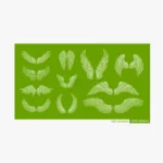 Angel Wings Variety Pattern Stencil Mesh