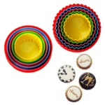 Round 6‑Piece  Cutter Set 