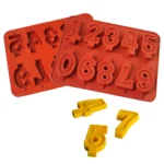 Number Candle Silicone Mould