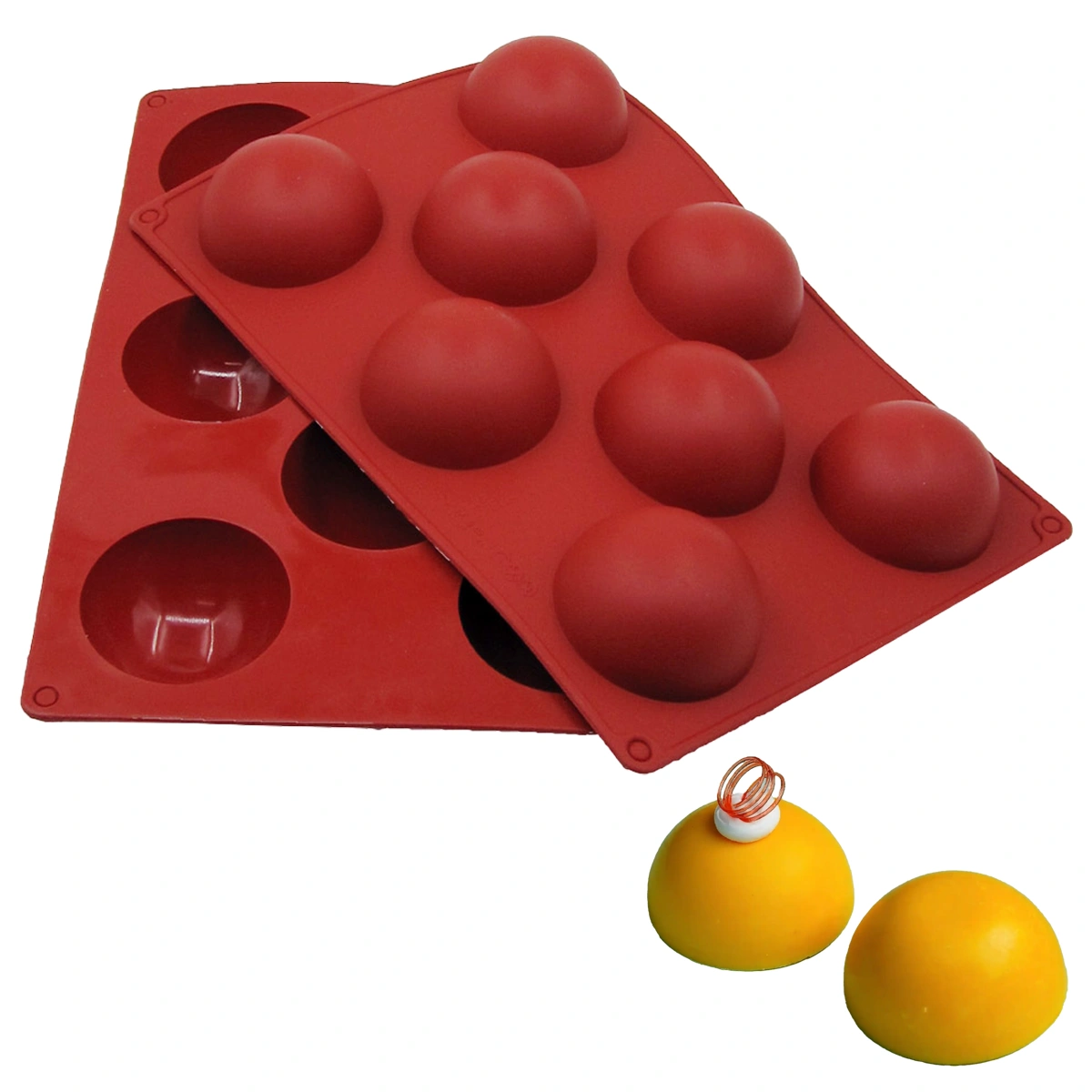 SPH06 Silicone Hemisphere Mould 6cm - Image 1