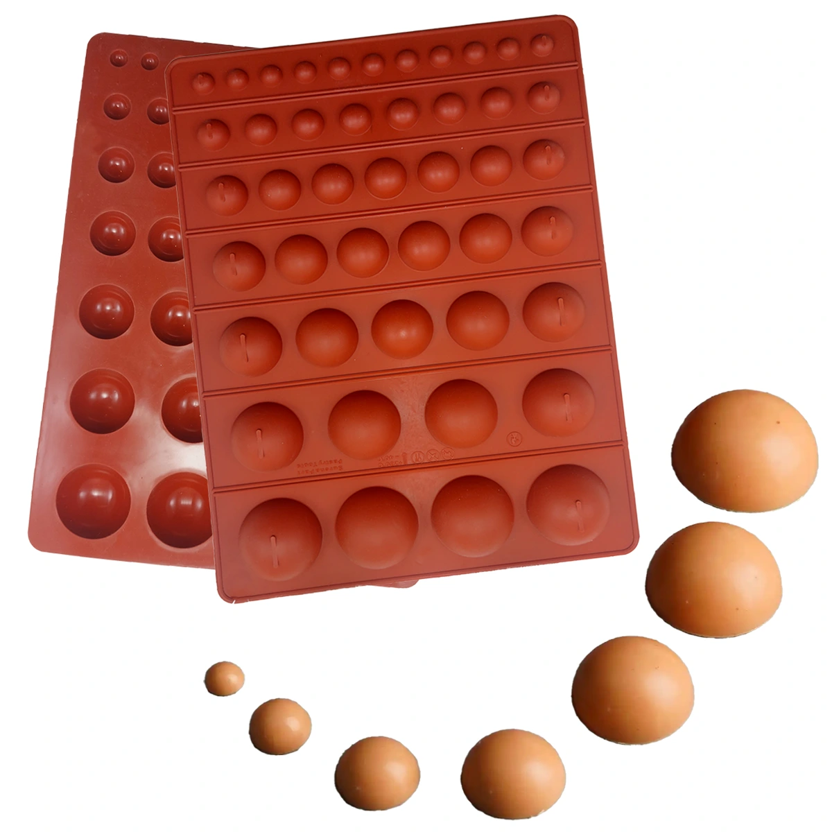 SPH90 Small Mix Silicone Hemisphere Mould - Image 1