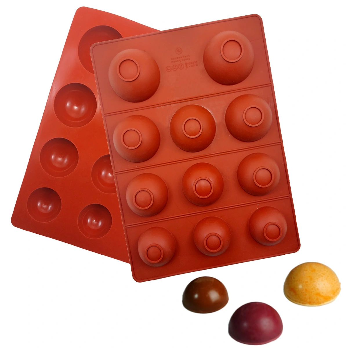 SPH91 Medium Mix Silicone Hemisphere Mould - Image 1