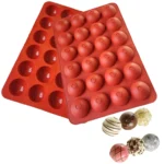 Silicone Hemisphere Mould 8cm 40×60