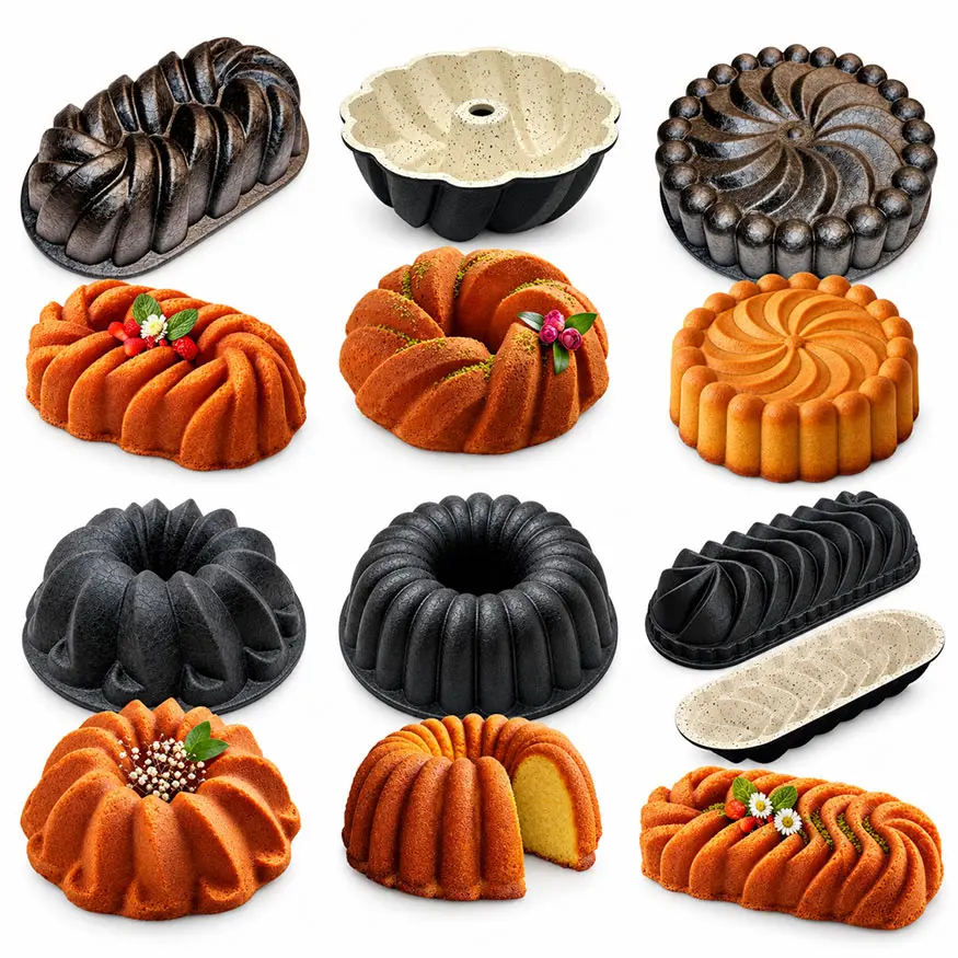 Granite Cake Mould Bundle